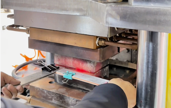 异型软铜排镍片焊接